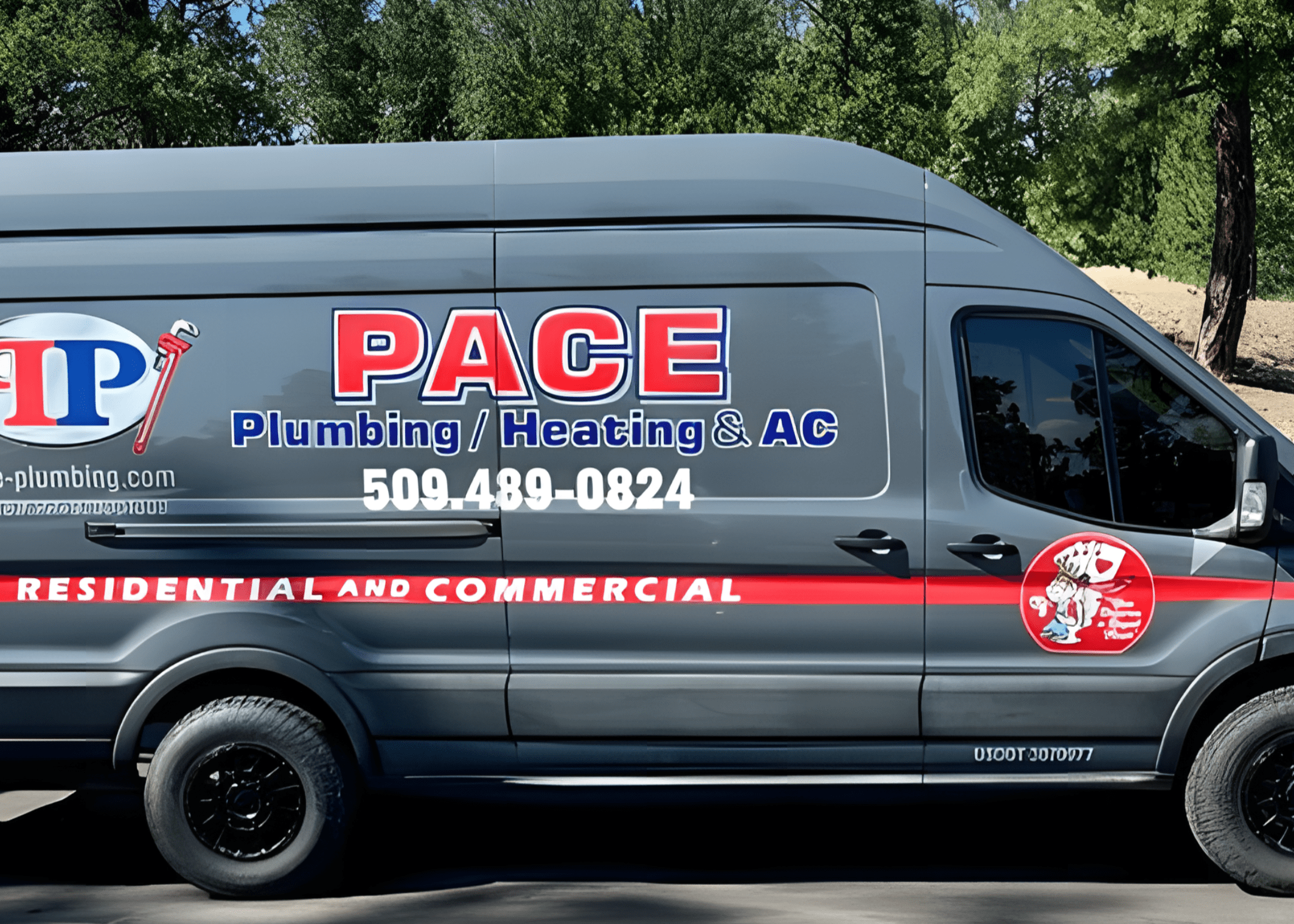 pace plumbing service van